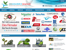 Tablet Screenshot of mimmuhendislik.com